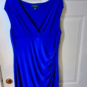 Ralph Lauren Cocktail Royal Blue Dress